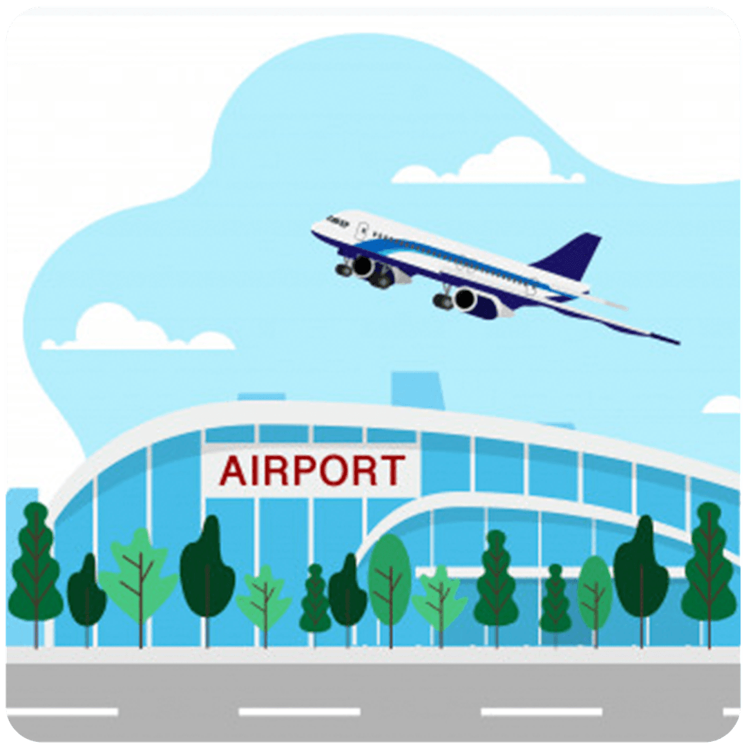 Pick up a tourist group at the airport